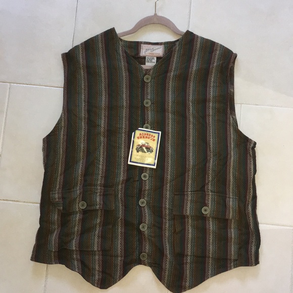 VINTAGE Address Unknown Vest with original tags - Picture 1 of 12